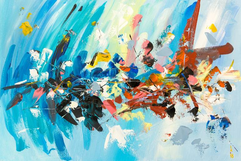 Original Abstract Paintings by Liubov Kuptsova