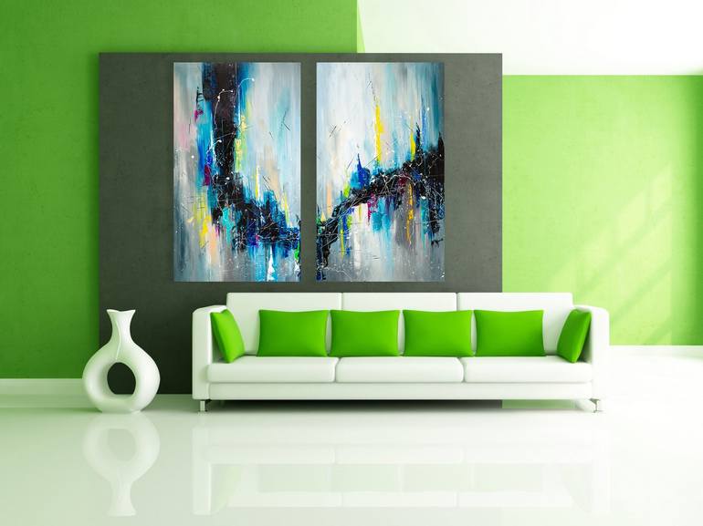 Original Abstract Painting by Liubov Kuptsova