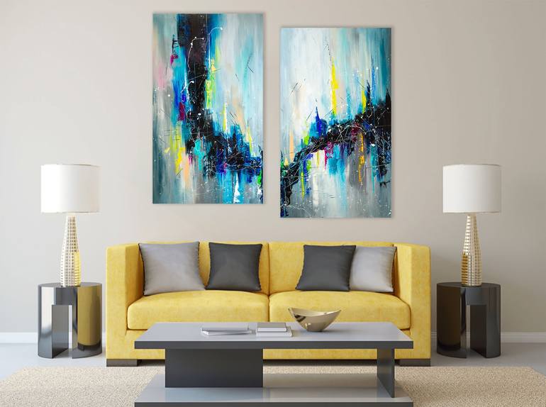 Original Abstract Painting by Liubov Kuptsova