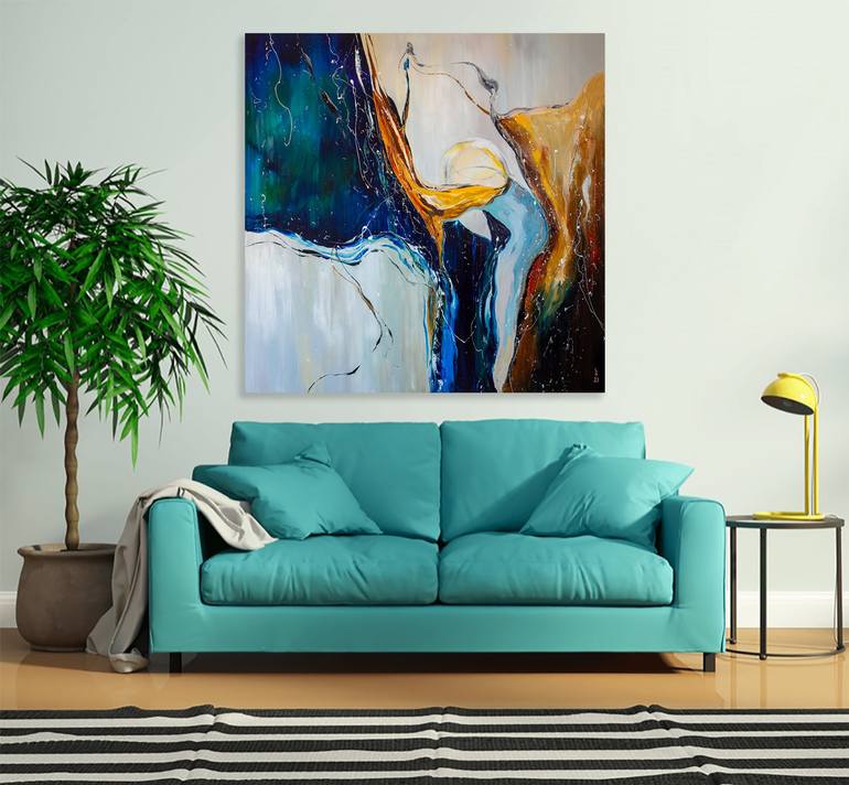 Original Abstract Painting by Liubov Kuptsova