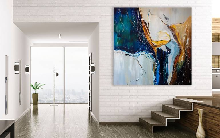 Original Abstract Painting by Liubov Kuptsova