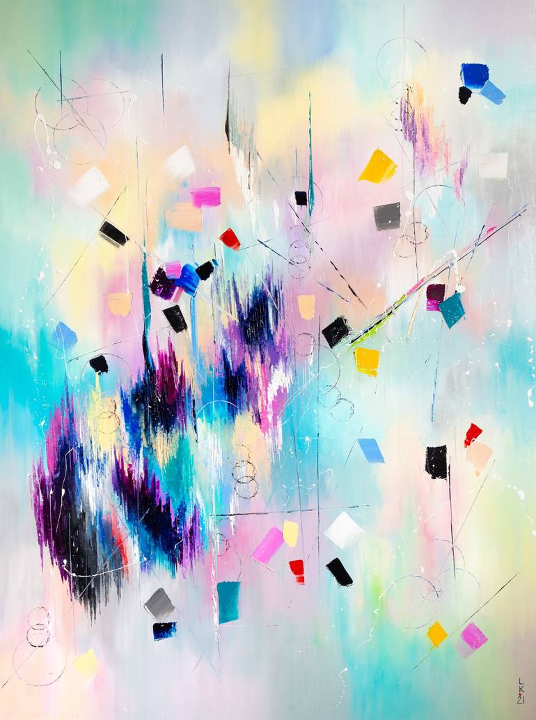 Original Abstract Paintings by Liubov Kuptsova