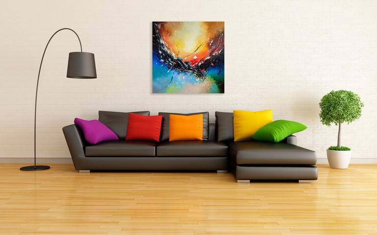 Original Abstract Painting by Liubov Kuptsova