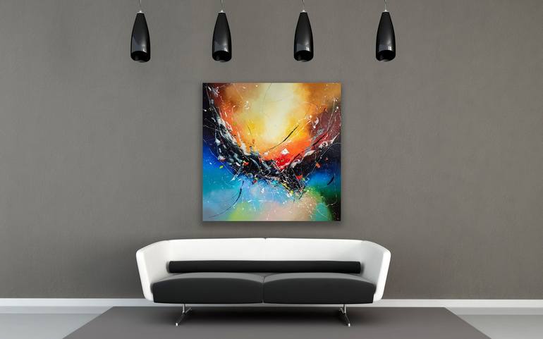 Original Abstract Painting by Liubov Kuptsova