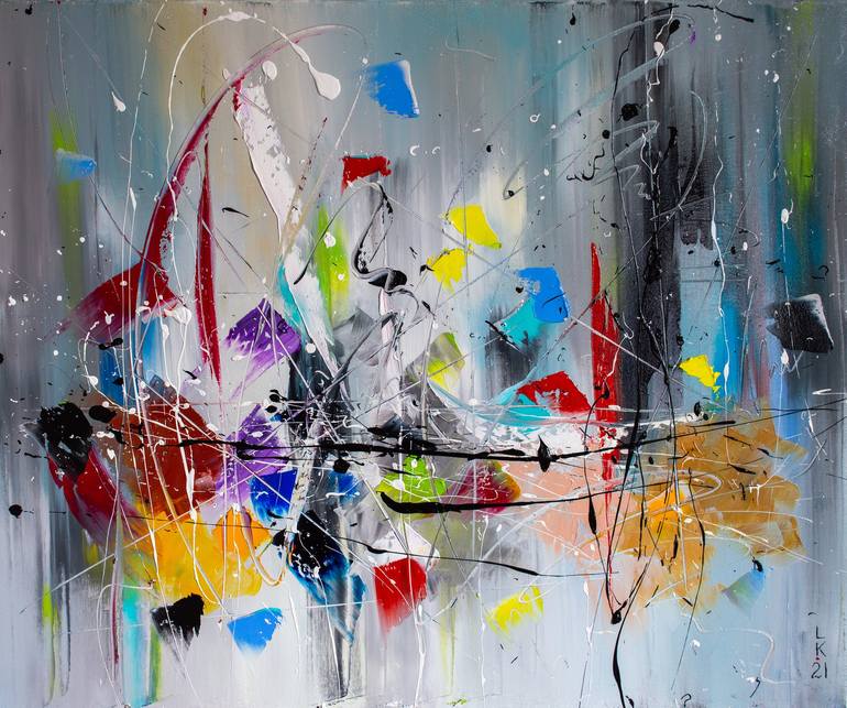 Original Abstract Paintings by Liubov Kuptsova