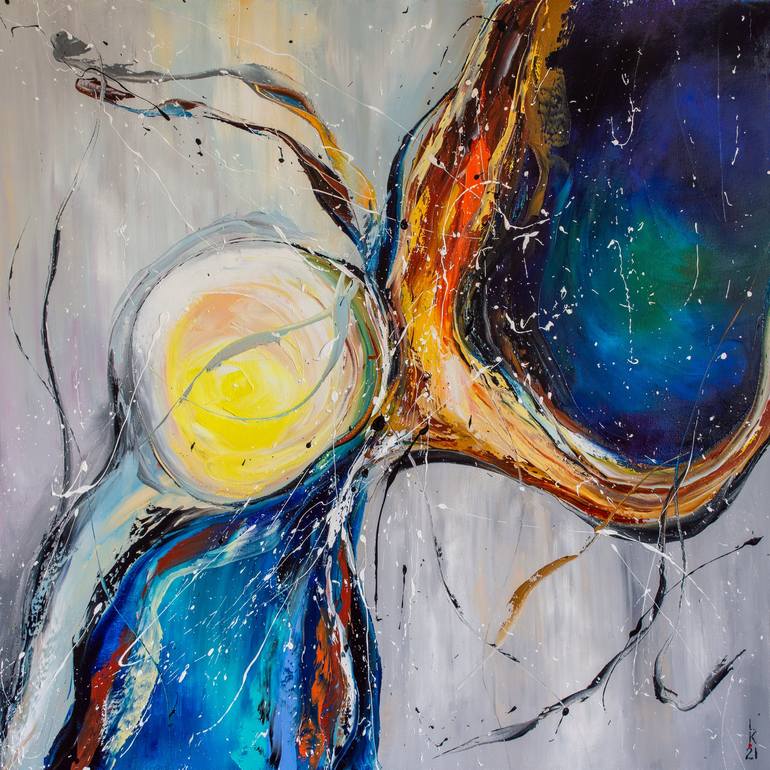 Original Abstract Paintings by Liubov Kuptsova