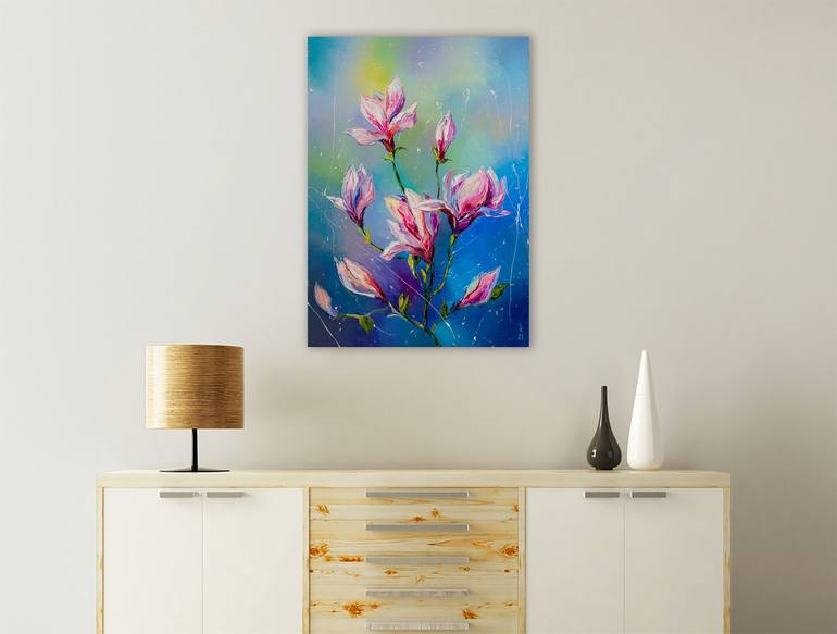 Original Impressionism Floral Painting by Liubov Kuptsova