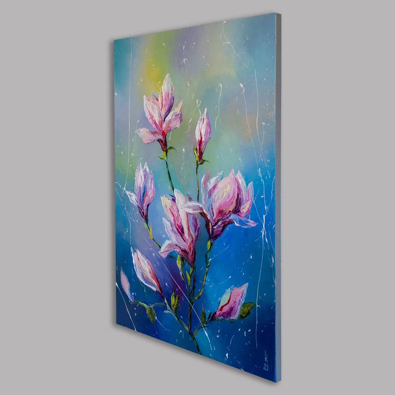 Original Impressionism Floral Painting by Liubov Kuptsova