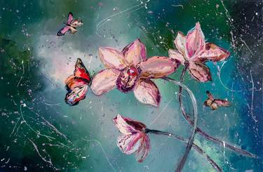 Original Figurative Floral Paintings by Liubov Kuptsova