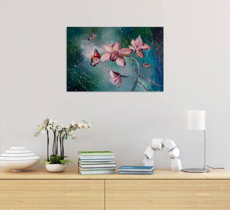 Original Floral Painting by Liubov Kuptsova