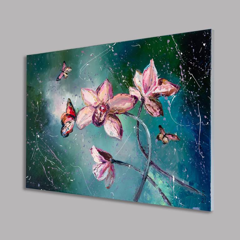 Original Floral Painting by Liubov Kuptsova