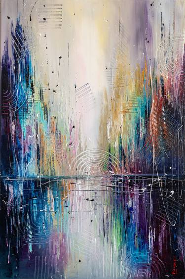 Original Abstract Paintings by Liubov Kuptsova