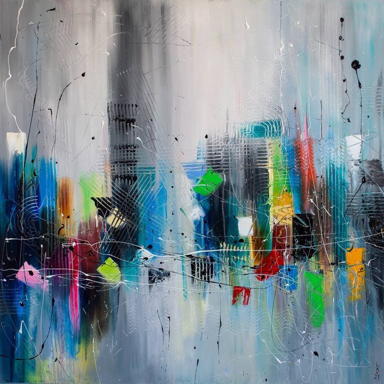 Original Abstract Paintings by Liubov Kuptsova