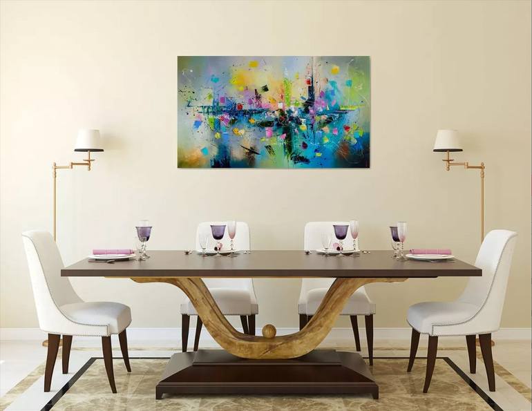 Original Abstract Painting by Liubov Kuptsova