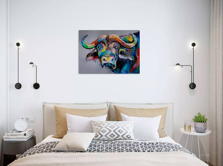 Original Figurative Animal Painting by Liubov Kuptsova