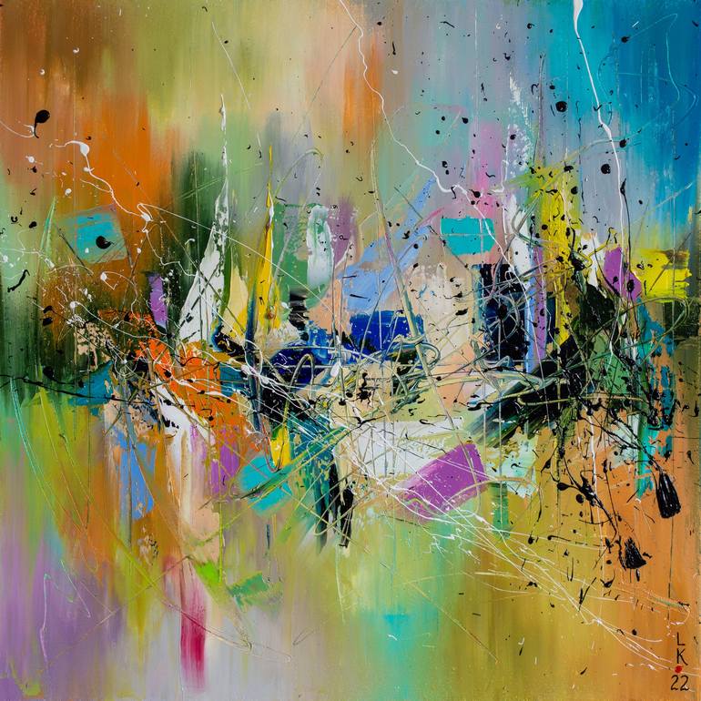 Original Abstract Paintings by Liubov Kuptsova