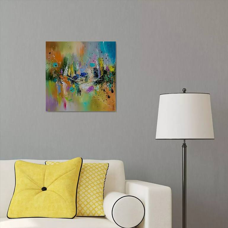 Original Abstract Painting by Liubov Kuptsova