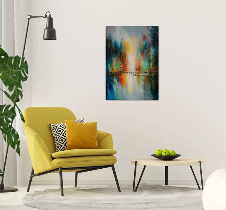 Original Abstract Painting by Liubov Kuptsova