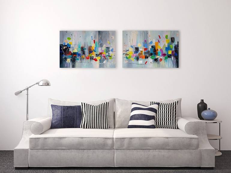 Original Abstract Painting by Liubov Kuptsova