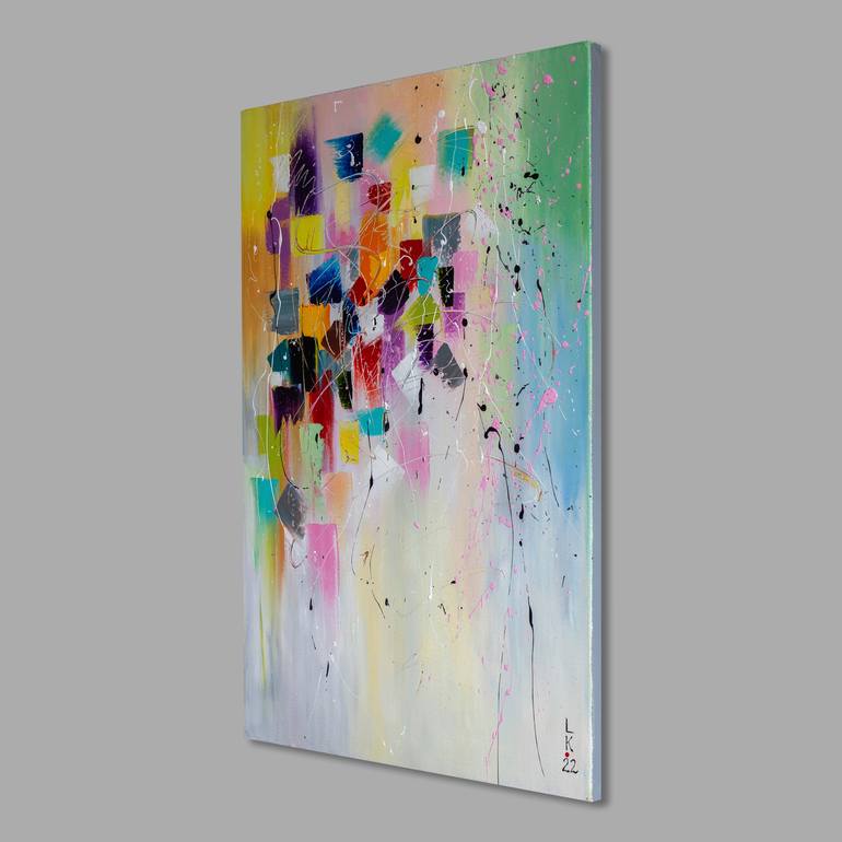 Original Abstract Expressionism Abstract Painting by Liubov Kuptsova