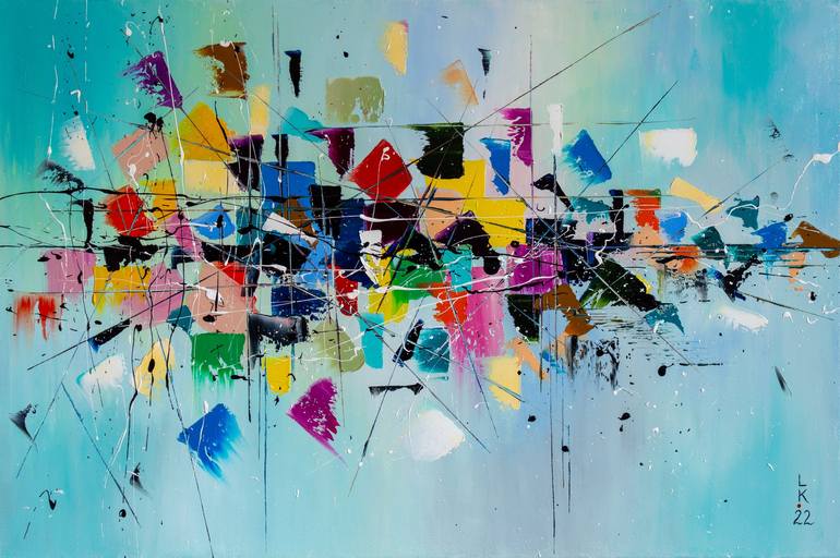 Original Abstract Paintings by Liubov Kuptsova