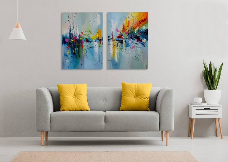 Original Abstract Painting by Liubov Kuptsova