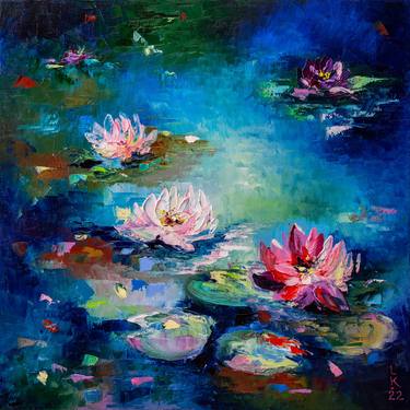 Print of Impressionism Floral Paintings by Liubov Kuptsova