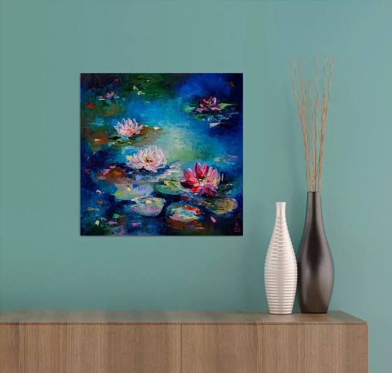 Original Impressionism Floral Painting by Liubov Kuptsova