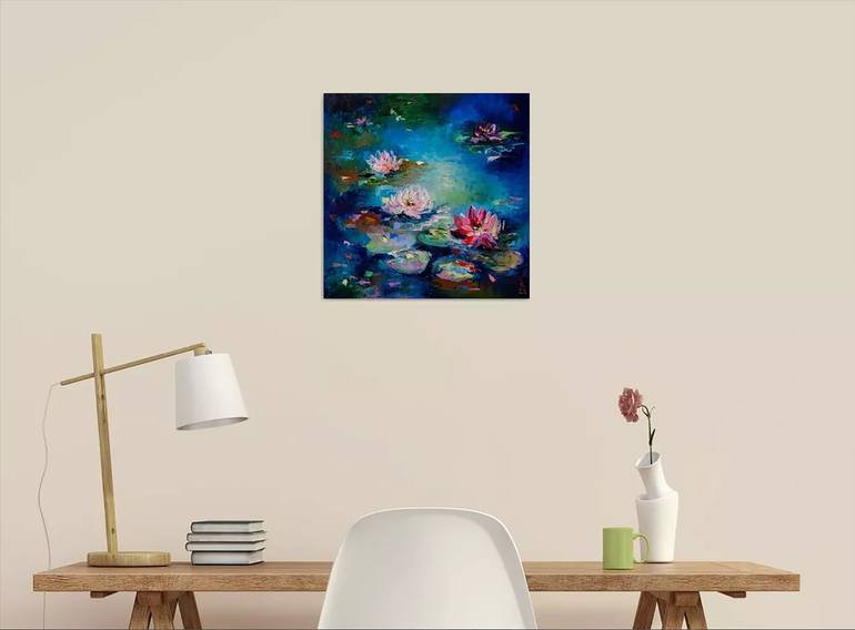 Original Impressionism Floral Painting by Liubov Kuptsova