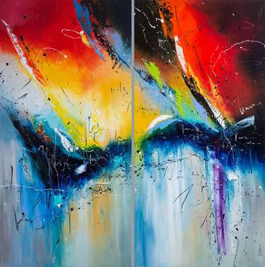 Original Abstract Paintings by Liubov Kuptsova