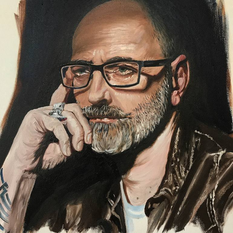 Original Portrait Painting by Guy UsinU