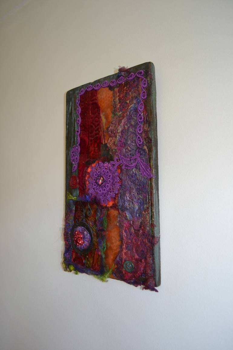 Original Floral Collage by Sonia Williams