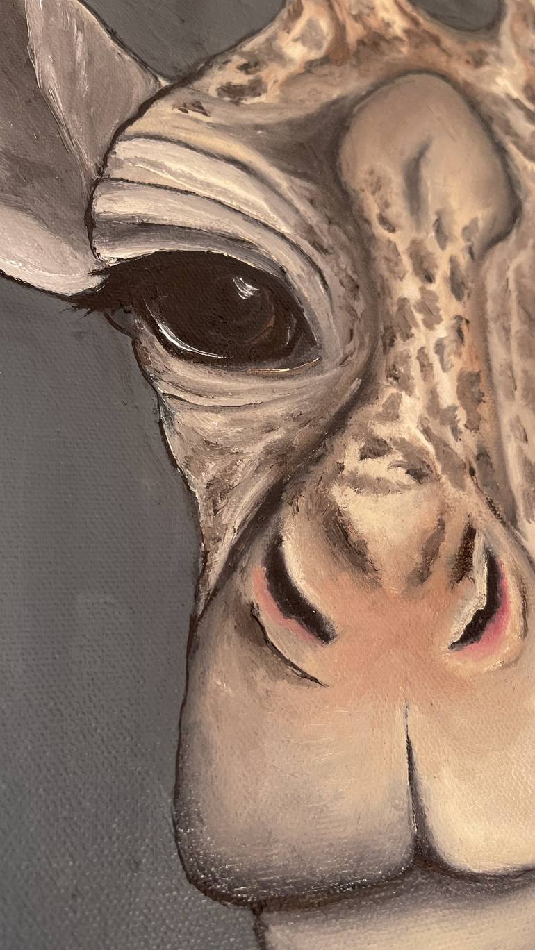 Original Conceptual Animal Painting by Anastasiia Novitskaya