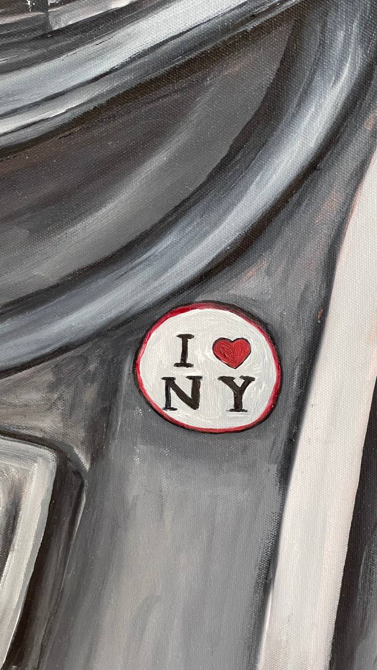 Original Conceptual People Painting by Anastasiia Novitskaya