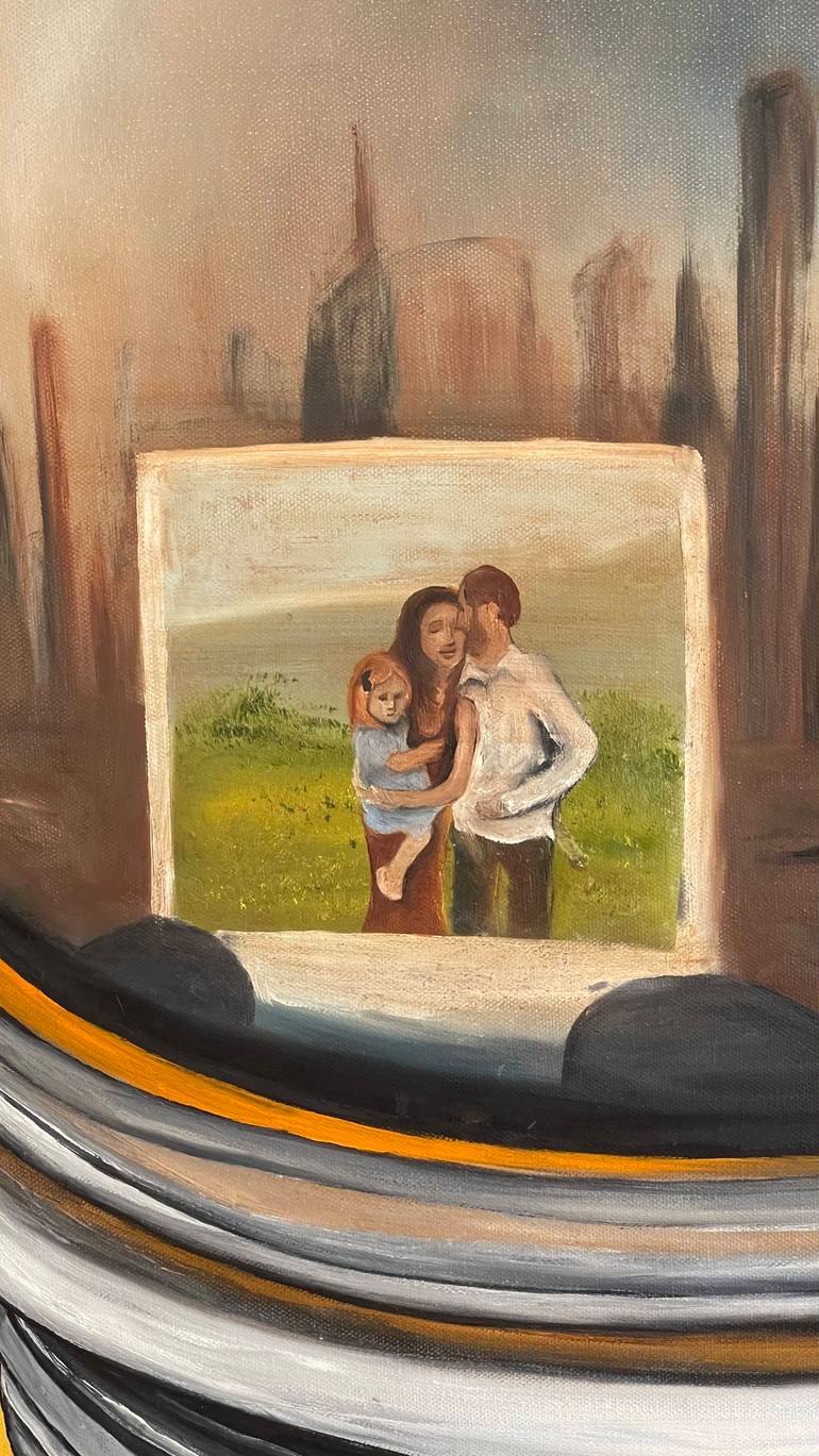 Original Conceptual People Painting by Anastasiia Novitskaya