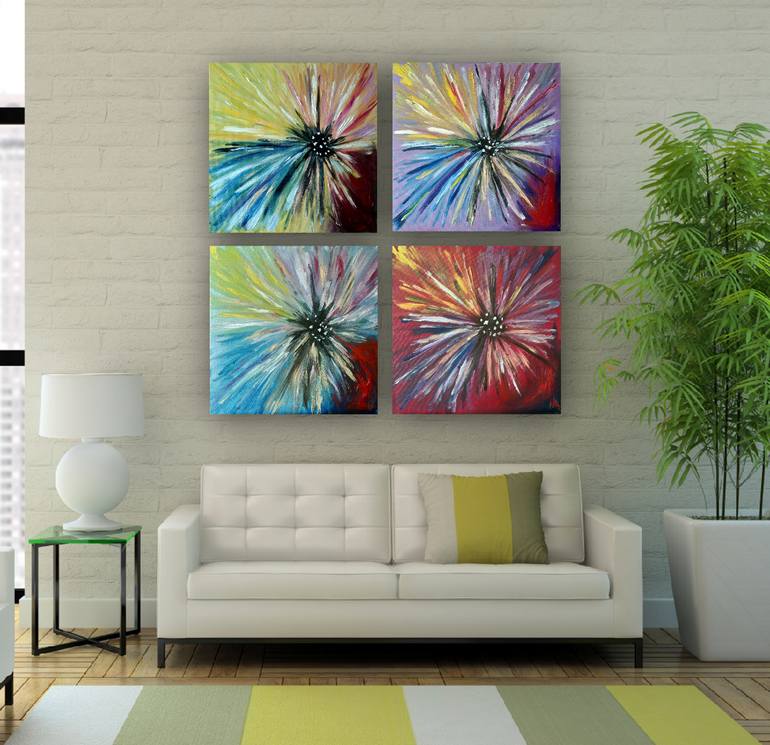 Original Expressionism Abstract Painting by Anastasiia Novitskaya