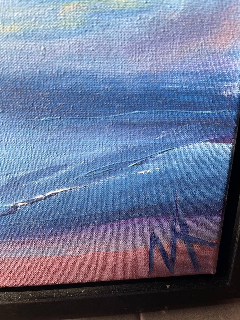 Original Impressionism Landscape Painting by Anastasiia Novitskaya