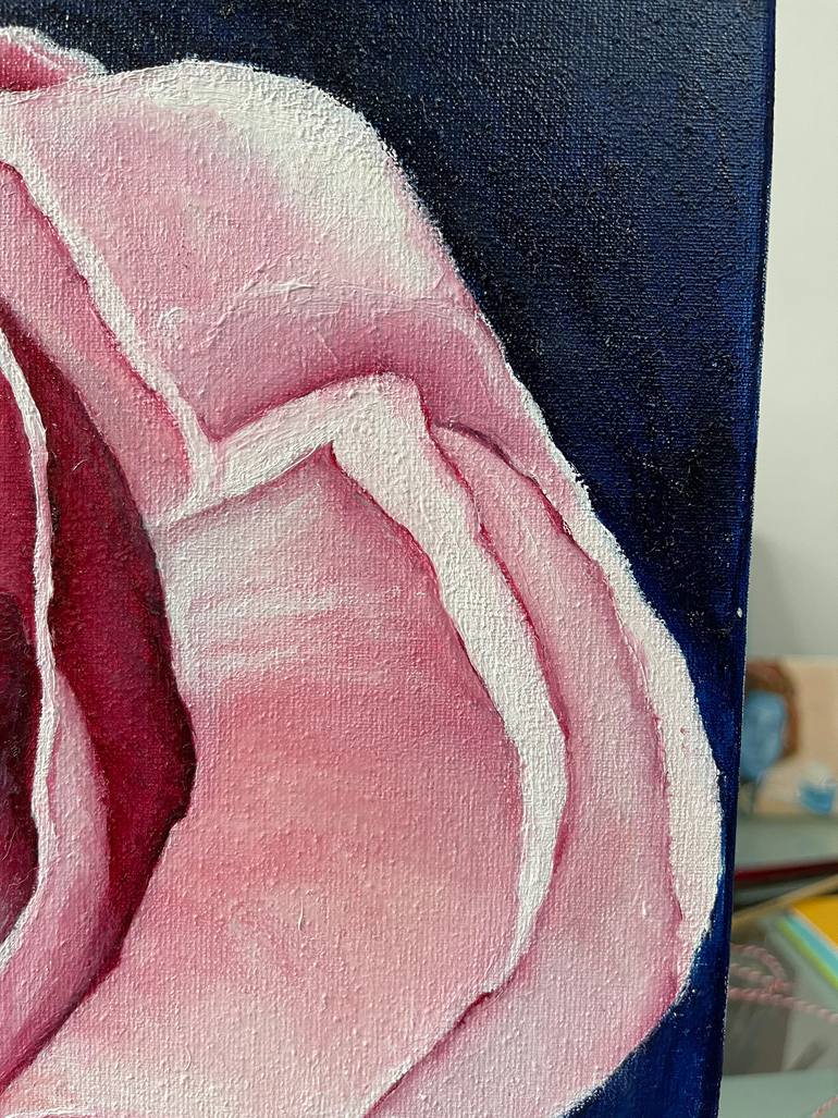 Original Expressionism Floral Painting by Anastasiia Novitskaya