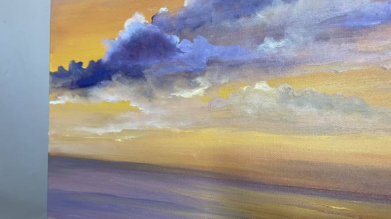 Original Expressionism Landscape Painting by Anastasiia Novitskaya