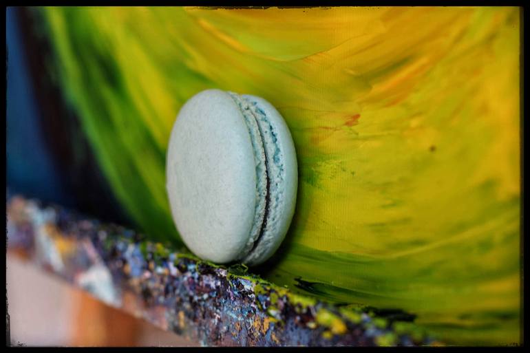 Original Abstract Still Life Painting by Anastasiia Novitskaya