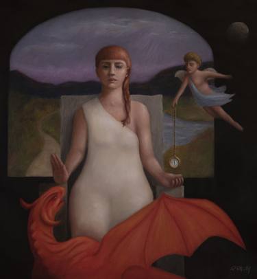 Original Figurative Fantasy Paintings by Rodney Rauth