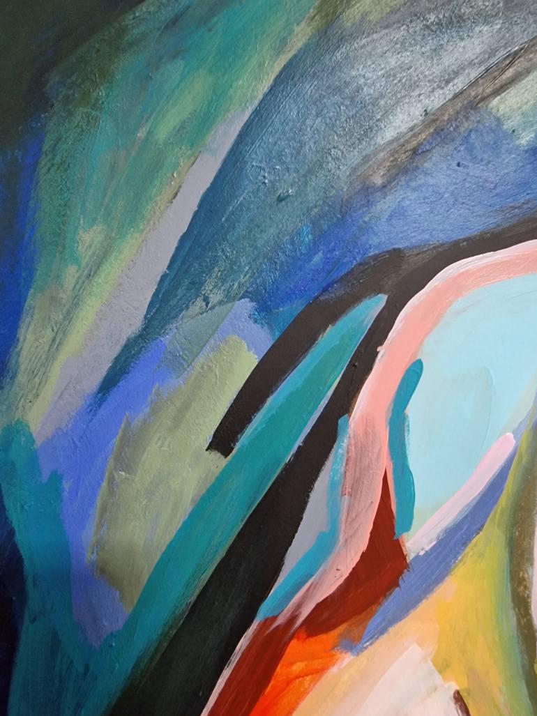 Original Abstract Nude Painting by Alexandra Djokic