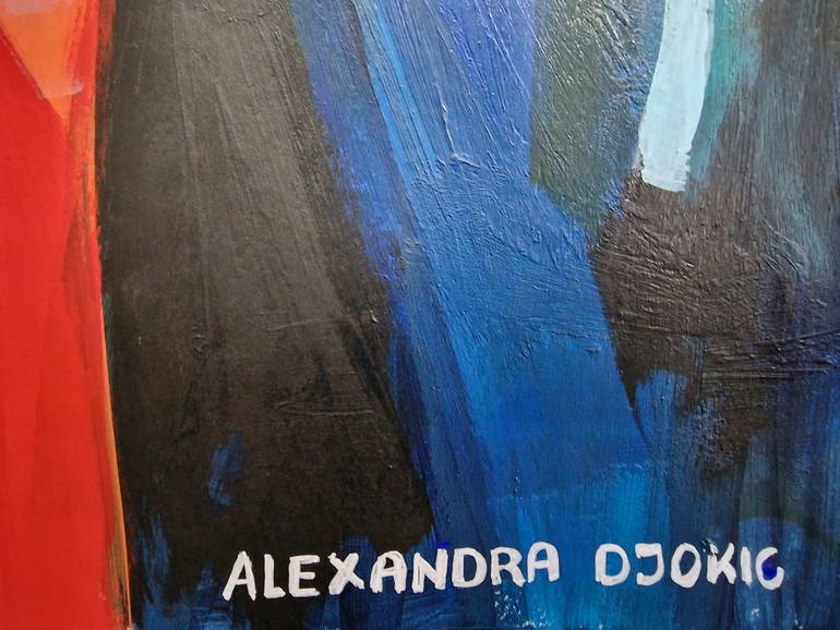 Original Abstract Nude Painting by Alexandra Djokic