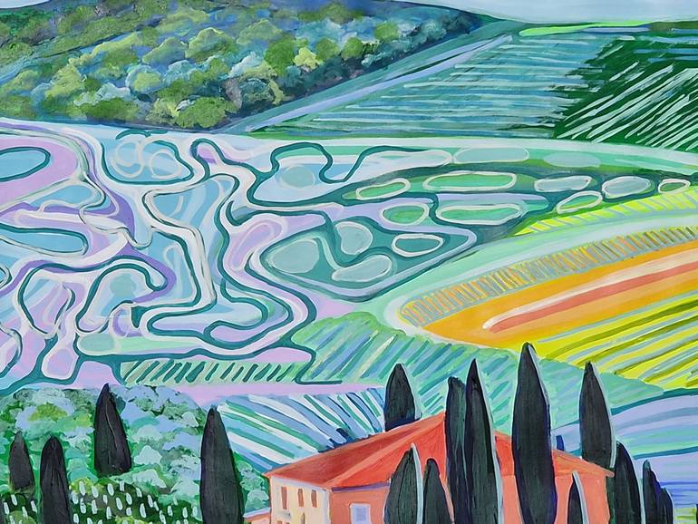 Original Contemporary Landscape Painting by Alexandra Djokic