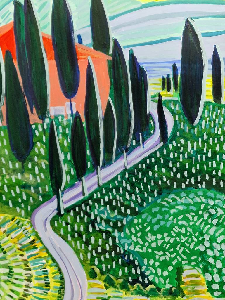 Original Contemporary Landscape Painting by Alexandra Djokic