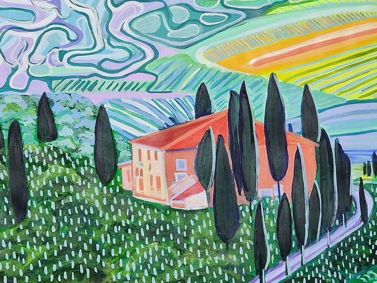 Original Contemporary Landscape Painting by Alexandra Djokic