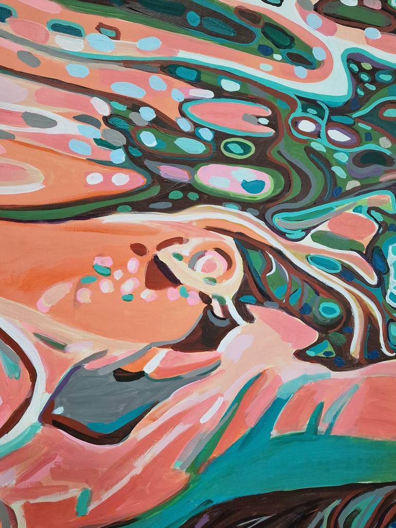 Original Contemporary Beach Painting by Alexandra Djokic