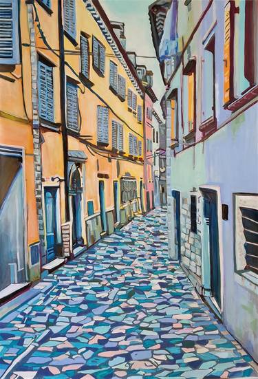 Print of Architecture Paintings by Alexandra Djokic