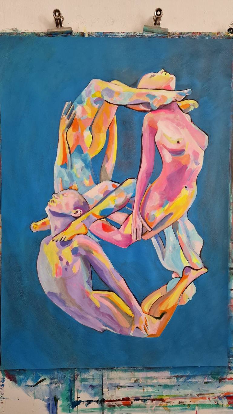 Original Contemporary People Painting by Alexandra Djokic