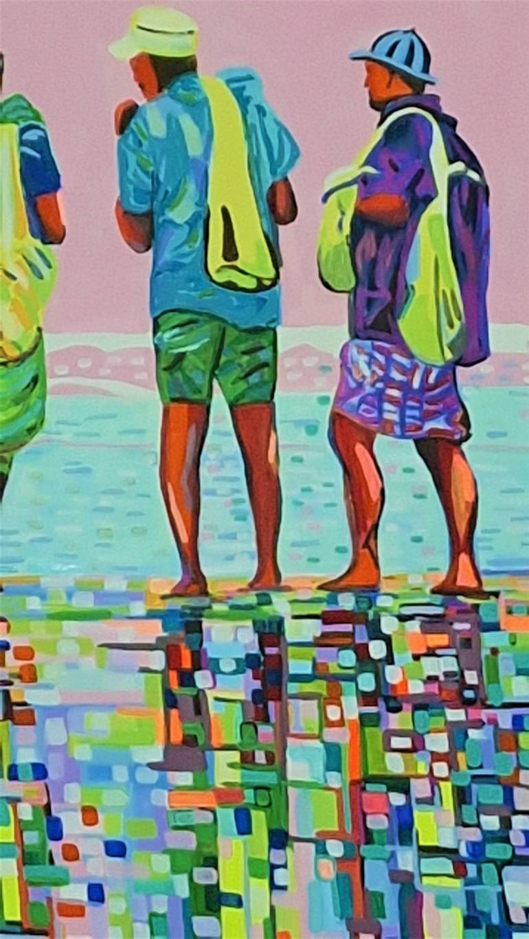 Original Contemporary Beach Painting by Alexandra Djokic